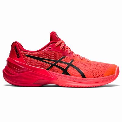 Női Asics Sky Elite FF Tokyo Röplabda Cipő AS8204357 Narancssárga Piros/Fekete